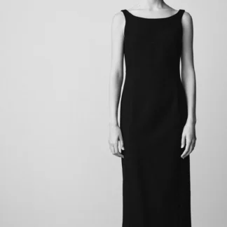 ZARA BOAT NECK MIDI DRESS