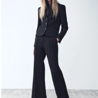ZARA FLARED TROUSERS WITH VENTS