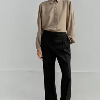 ZARA CONTRAST TOPSTITCH SHIRT