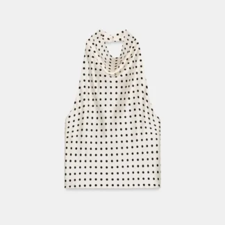 ZARA SATIN HALTER TOP