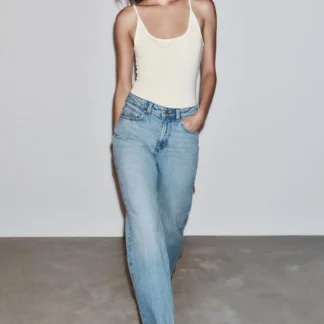 ZARA Z1975 HIGH-WAIST REGULAR LONG-LENGTH JEANS