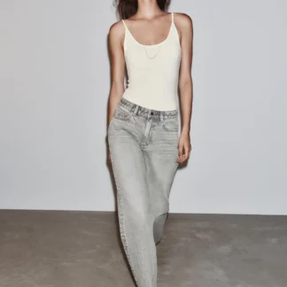 ZARA Z1975 HIGH-WAIST REGULAR LONG-LENGTH JEANS