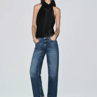 ZARA SATIN HALTER TOP