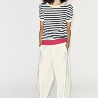 ZARA STRIPED KNIT TOP