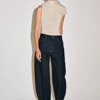 ZARA ZW COLLECTION HIGH-WAIST TAPERED JEANS