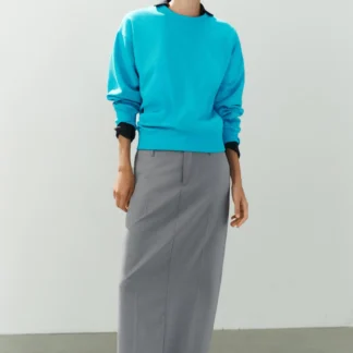 ZARA BASIC LONG SLEEVE SWEATSHIRT