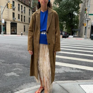 ZARA 100% LEATHER LONG COAT ZW COLLECTION