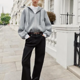 ZARA BOMBER HOODIE