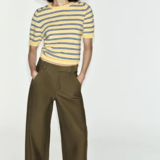 ZARA BARREL TROUSERS