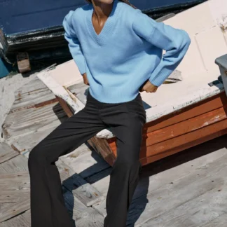 ZARA LOW-RISE FLARED TROUSERS