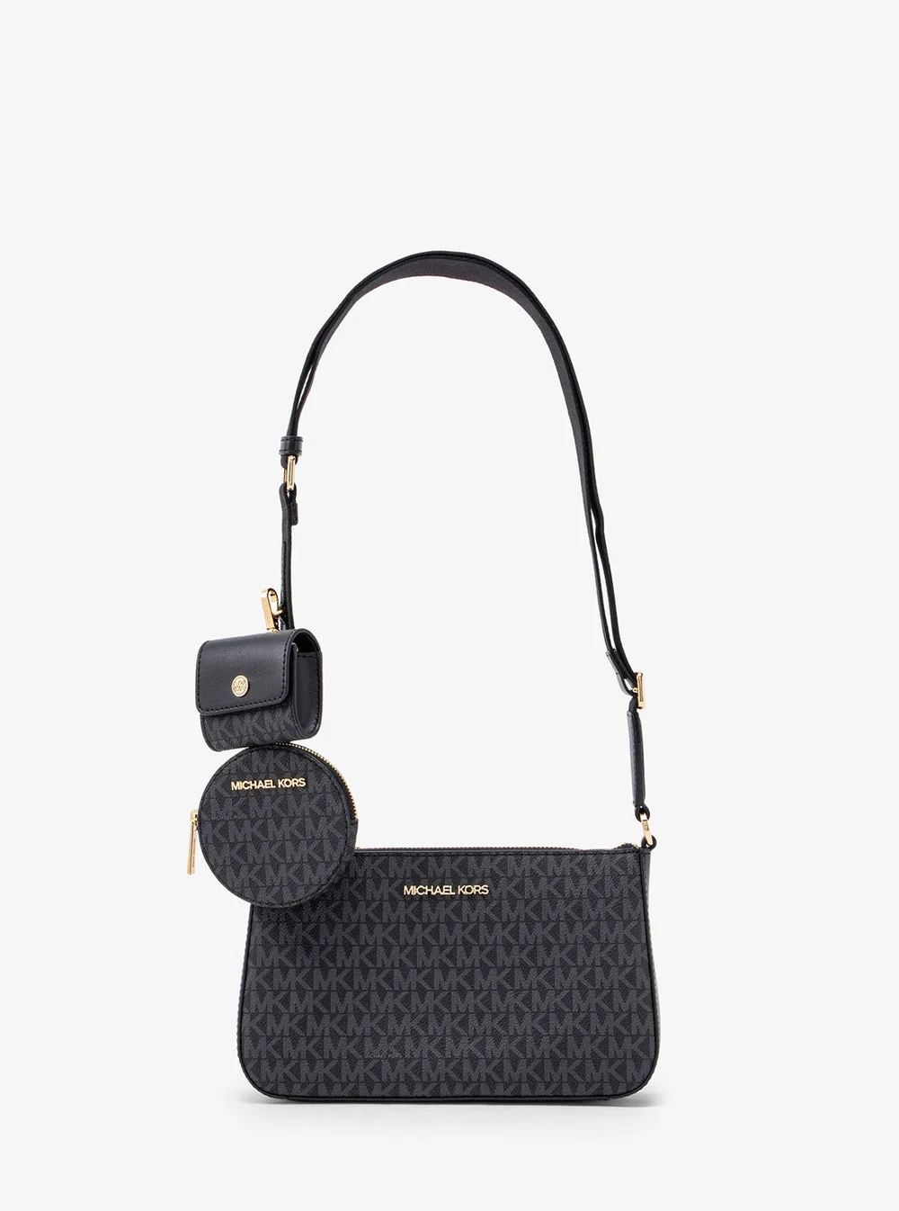 Michael Kors JET SET TRAVEL クロスボディ ウィズ テックアタッチ スモール - MKシグネチャー