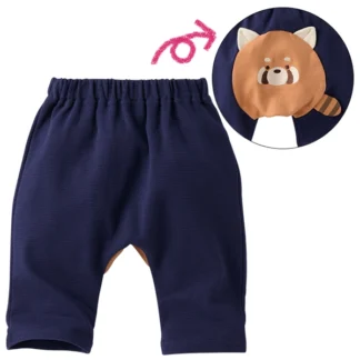 Akachan モンキーパンツ ７分丈 おしりアニマル レッサーパンダ