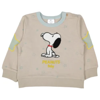 Akachan [ベビー]長袖トレーナー 耳立体 PEANUTSBaby ベージュ