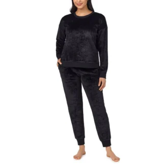 COSTCO DKNY Womens Logo Velour Set