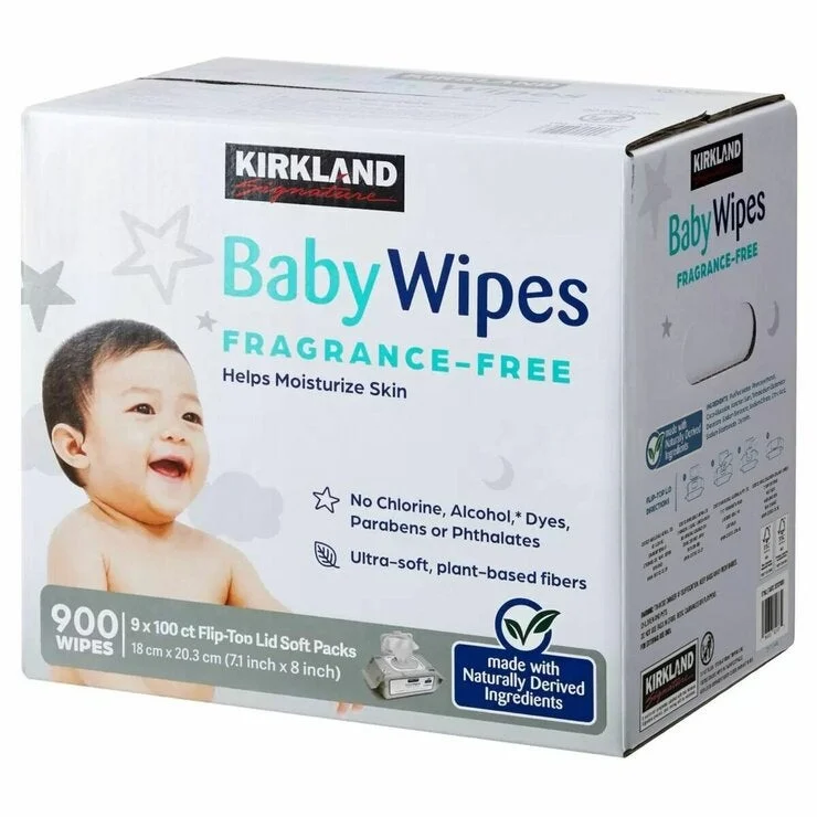 COSTCO KS BABY WIPE 900 WIPES - Image 2