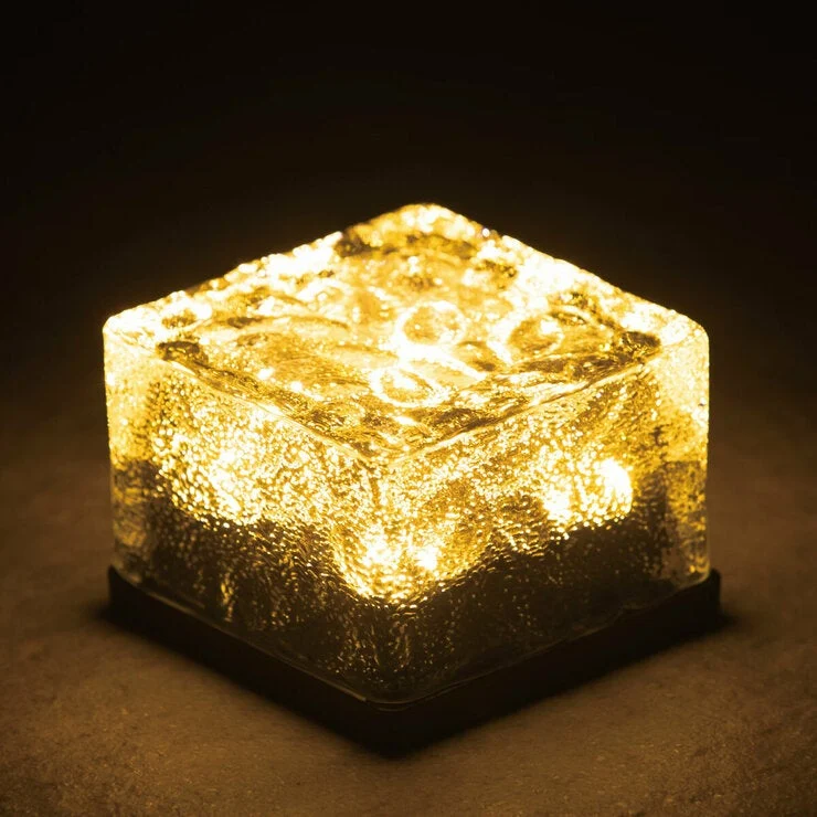 COSTCO dais LED Solar Glass Brick Light 6PC - Image 2