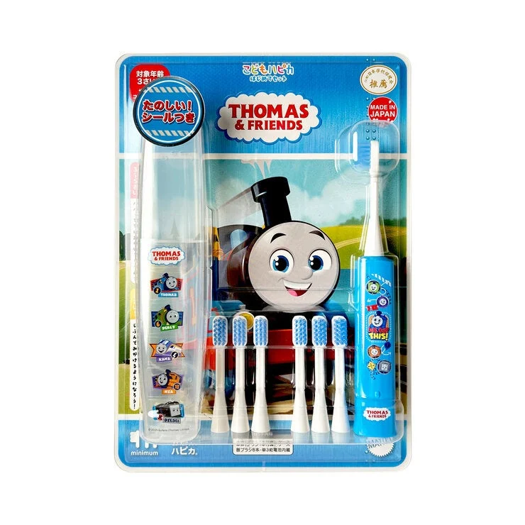 COSTCO HAPICA Electric Character Toothbrush Holder + Brush 6 piece - Image 2