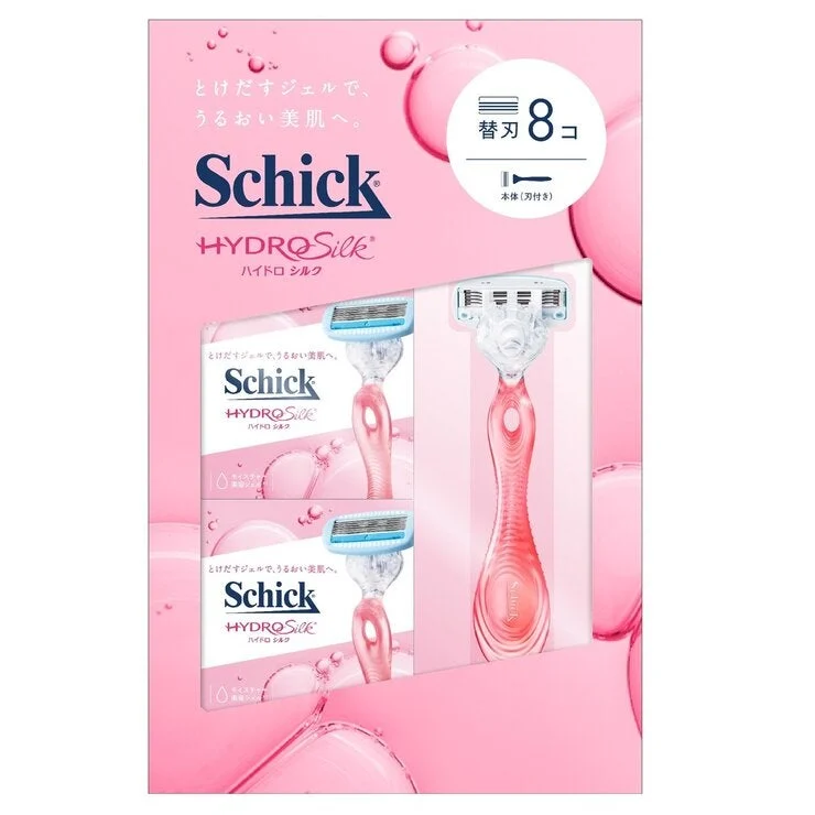 COSTCO Schick HYDRO Silk Club Pack Holder with blade + Cartridge 8 piece