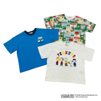 COSTCO SNOOPY(PEANUTS) KIDS Short sleeve T-shirt 3PK
