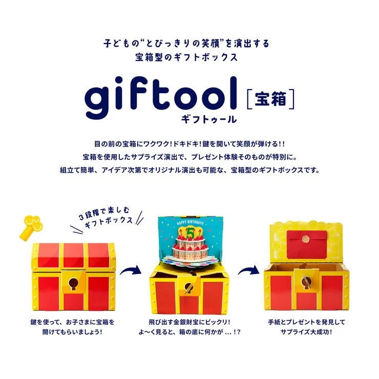 COSTCO giftool Treasure Chest Birthday M size x 3 - Image 3