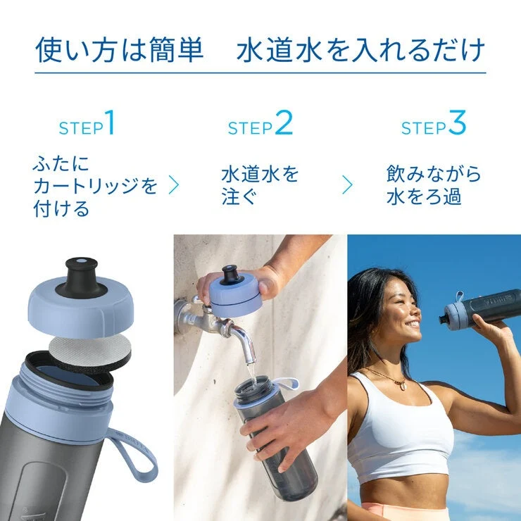 COSTCO BRITA Fill & Go Active Water Bottle 3Discs - Image 3