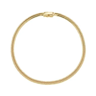 COSTCO 18KYG CURB CHAIN ANKLET 25cm 10g