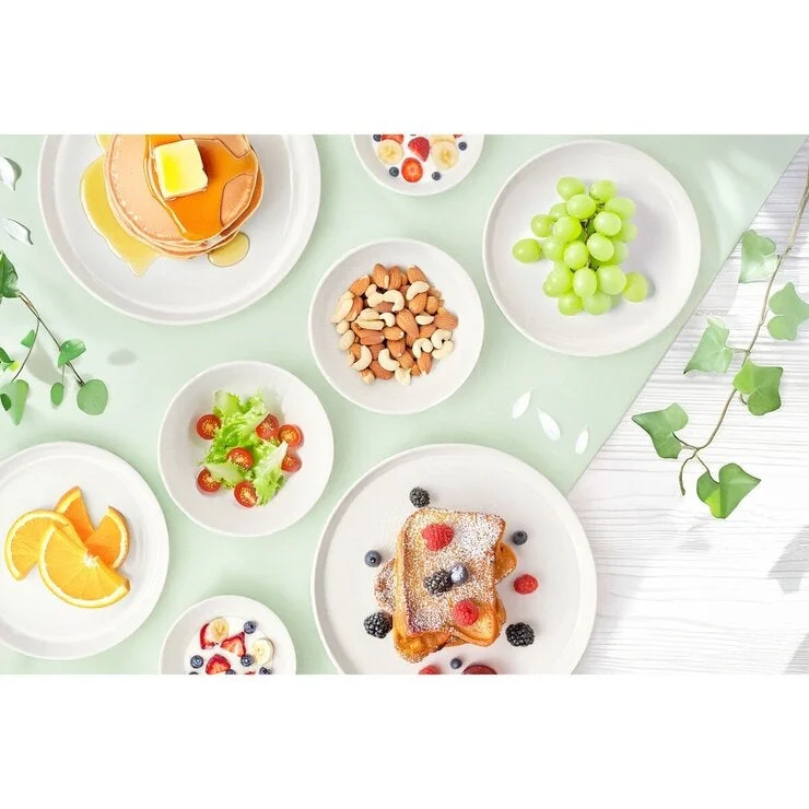 COSTCO White Plate & Bowl 8PC - Image 3