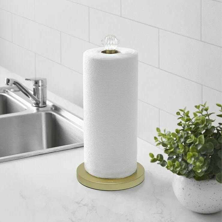 COSTCO UMBRA PAPER TOWEL HOLDER GOLD - Image 5
