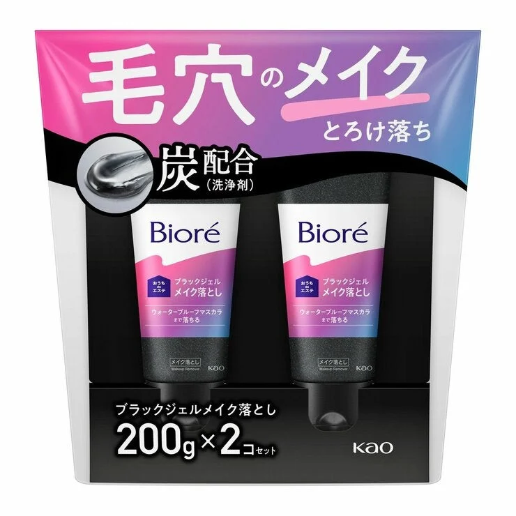 COSTCO BIORE MAKEUP REMOVER BLACK GEL 200g x 2