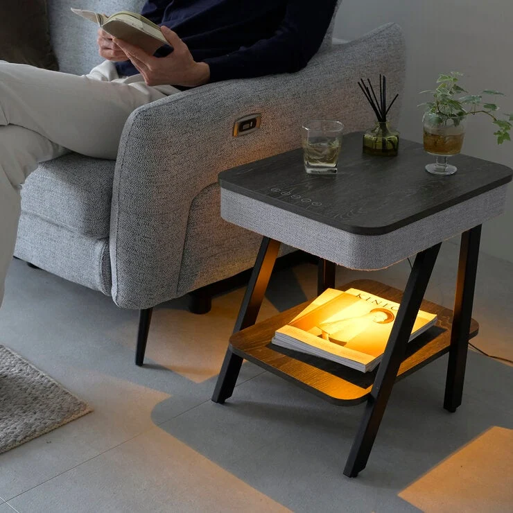 COSTCO Side Table With Speaker - Image 3