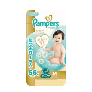 COSTCO Pampers Tape M Hadaichi (6~11kg) 56P x 3
