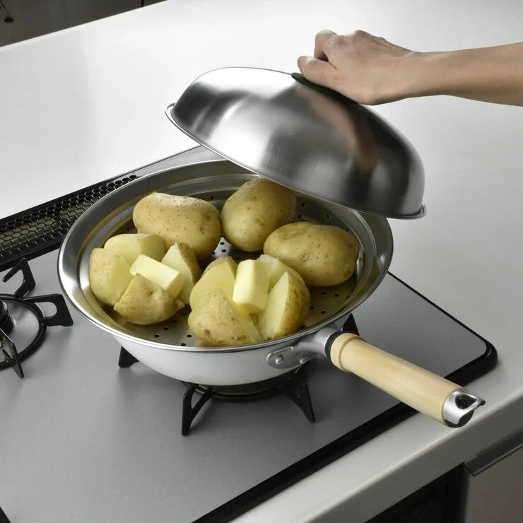 COSTCO 彩食庵 Steamer, Steaming Table & Cover for 9.4~10.2 inches Frying Pans - Image 2