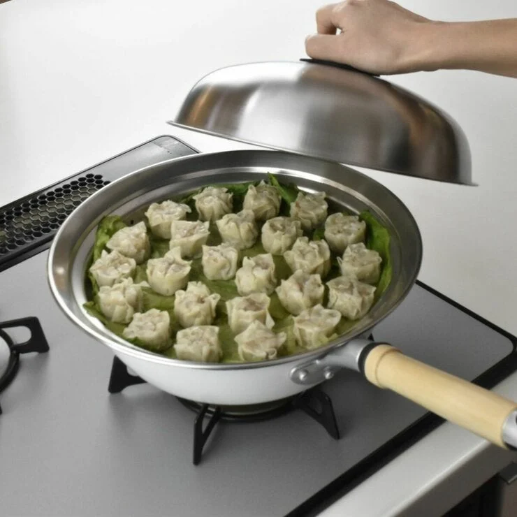 COSTCO 彩食庵 Steamer, Steaming Table & Cover for 9.4~10.2 inches Frying Pans - Image 3