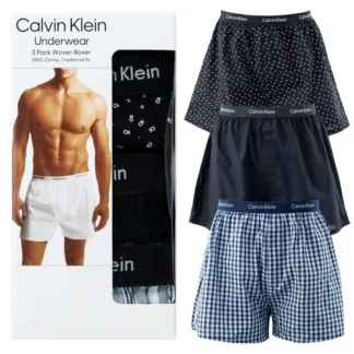 COSTCO Calvin Klein Woven Boxer 3pk