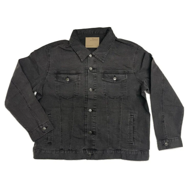 COSTCO HANES BIG SIZE STRETCH DENIM TRUCKER JACKET - Image 4