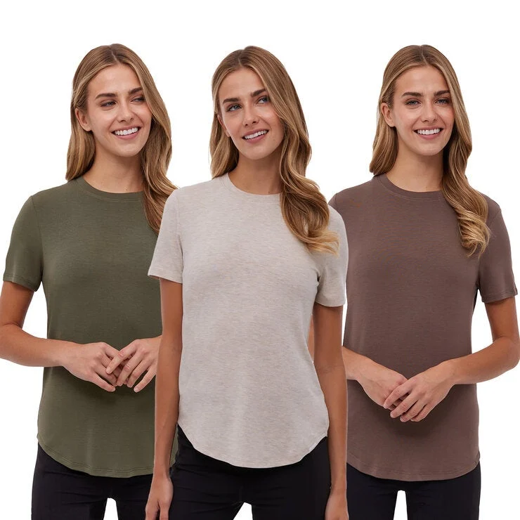 COSTCO BENCH. Women's T-shirt 3PK - Image 2