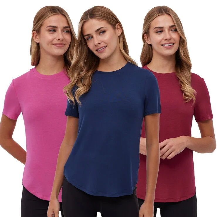 COSTCO BENCH. Women's T-shirt 3PK - Image 3