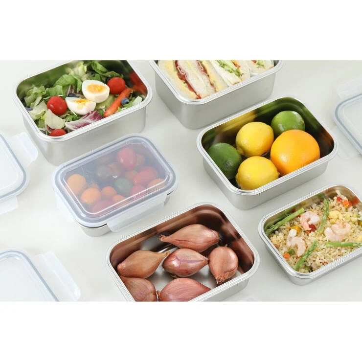 COSTCO NEOFLAM SS FOOD CONTAIER 6PC with lids - Image 3