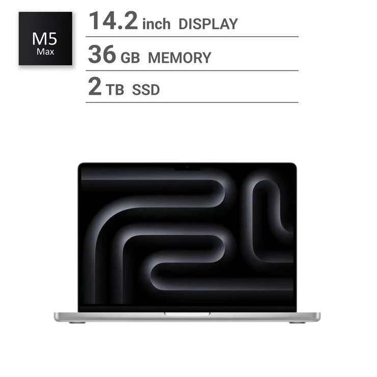 COSTCO Apple MacBook Pro 14-inch / 18-core CPU / 32-core GPU / M5 Max chip / 36GB RAM / 2TB SSD - Silver