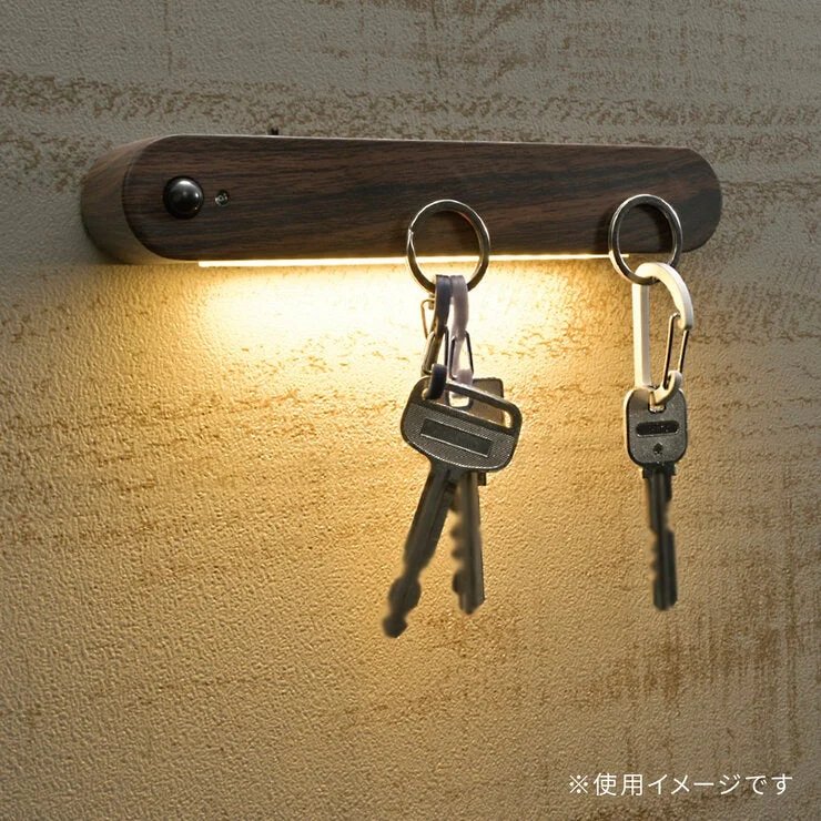 COSTCO OHM LED Night Light with Motion and Light Sensors Dark Wood Grain Finish - Image 5