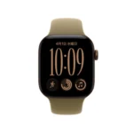 COSTCO Apple Watch S12 GPS 42mm Dark Bronze Aluminum Case with Olive Sport Band - M/L
