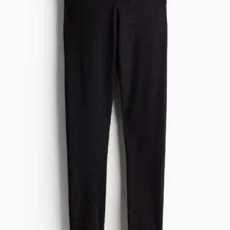 H&M コットンブレンドレギンス