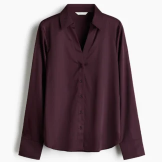 H&M Vネックブラウス