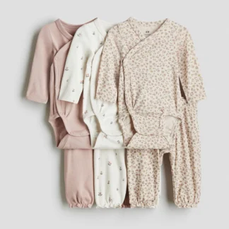 H&M ボディスーツ&パンツ 6ピースセット