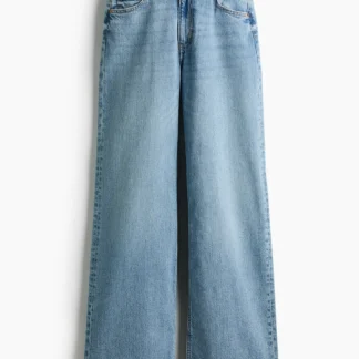H&M ワイドハイウエストデニム