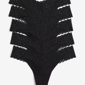 H&M Thongショーツ 5枚セット レース