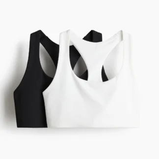 H&M ミディアムサポート スポーツブラ 2枚セット