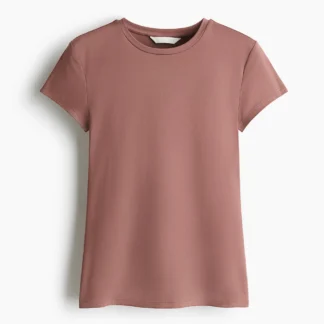 H&M マイクロファイバー フィットTシャツ