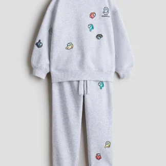 H&M プリントスウェット2アイテムセット