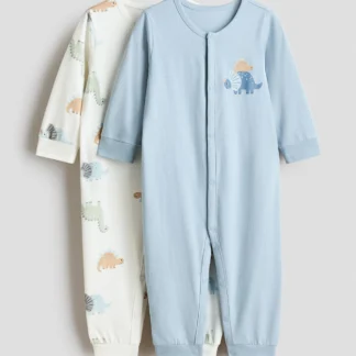 H&M カバーオールパジャマ 2着セット